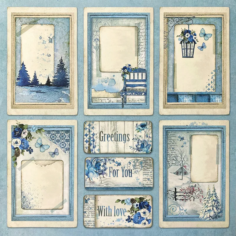 Blue world Stickers Crafts And Scrapbooking stickers kids toys book Decorative sticker DIY Stationery