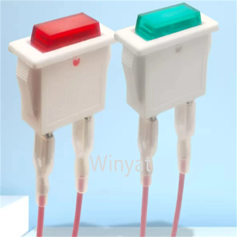 

4pcs KCD3 XCD3 220V Rectangular Indicator Light +LINE
