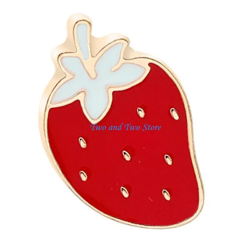 HX6F Cartoon Fruit Brooch Pin
