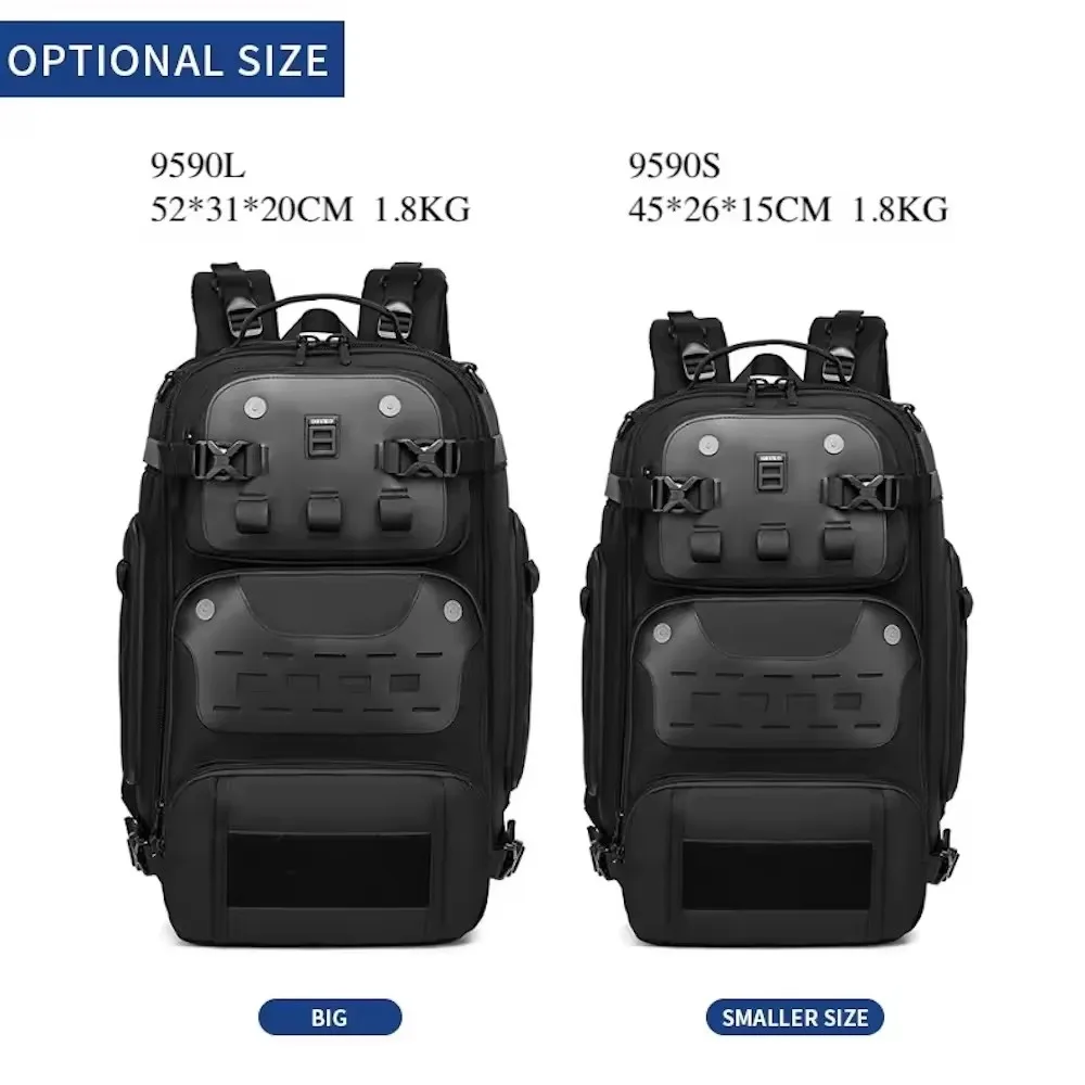OZUKO Large Capacity Business Travel Laptop Backpack For Men Multi-Functional Anti Theft Backpack with USB Charging Port