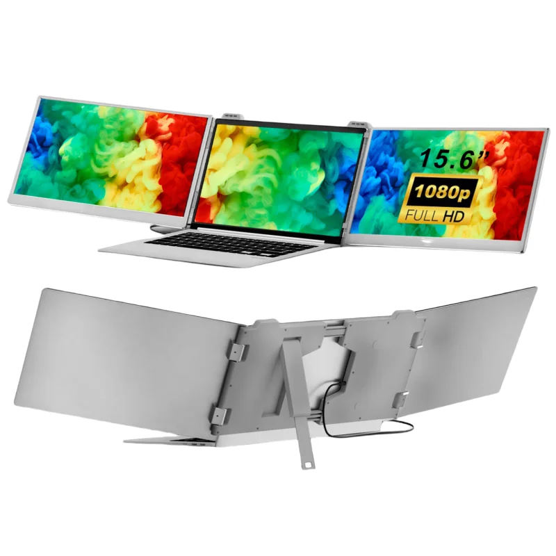 

15.6inch Portable Driverless Triple Portatil Screen Foldable Pads Extended For Laptop Dual