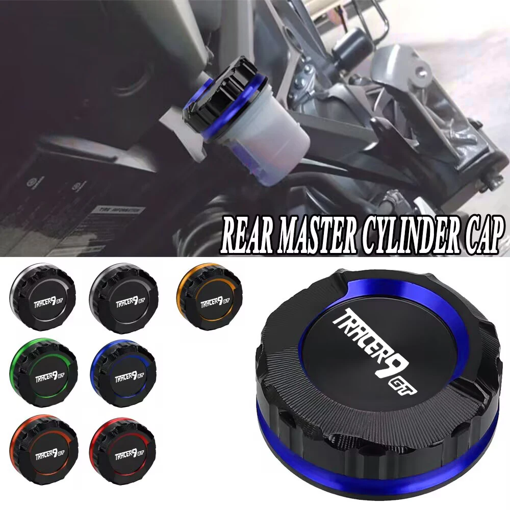 

FOR YAMAHA TRACER 900/GT 2019 2020 2021 TRACER 9 GT 2022 2023 2024 Rear Brake Fluid Cylinder Master Reservoir Cover Oil Cap