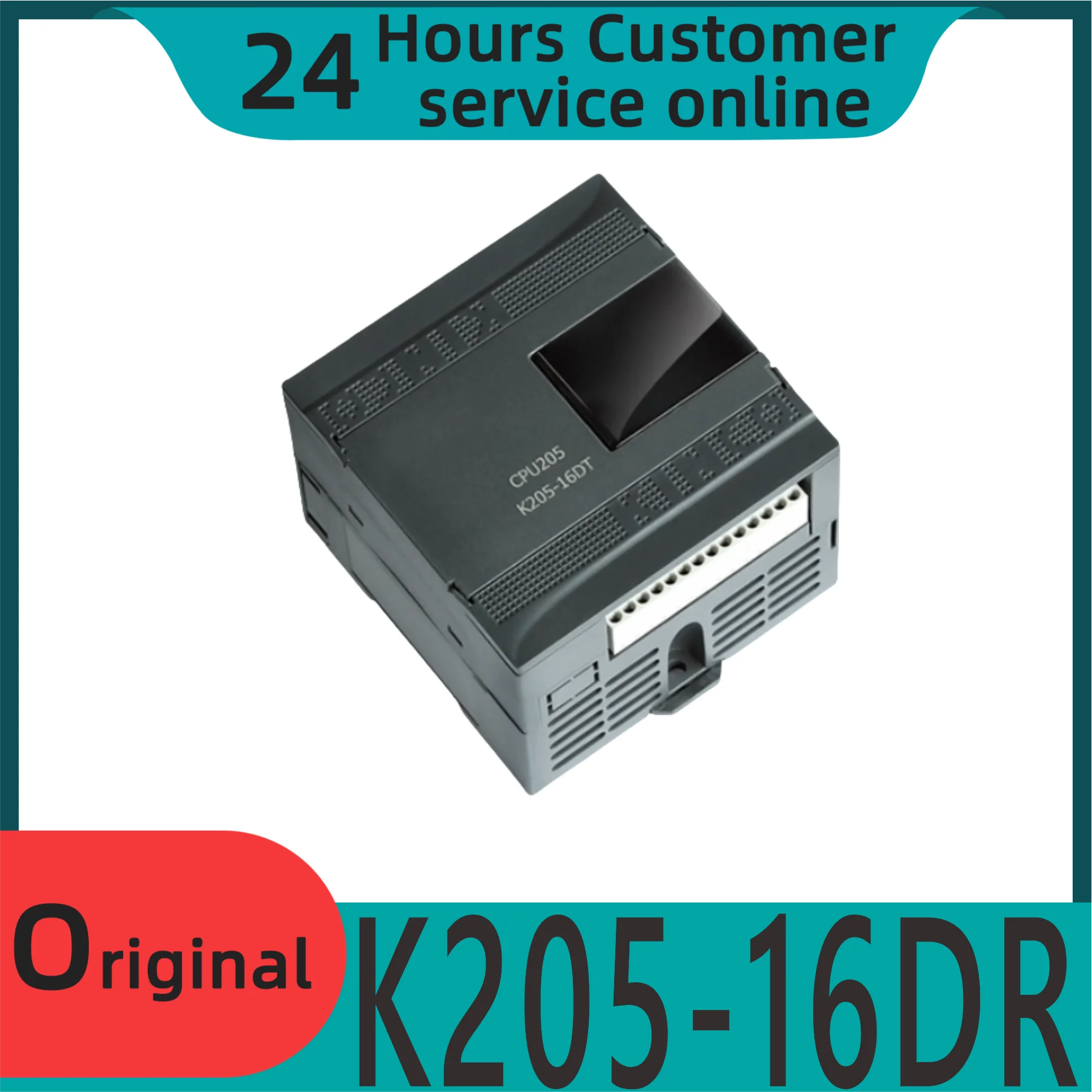 Brand New Original K205-16dr Cpu Module, K205-16dt，dc24v， At 16:00, Including Di6 Do6, 4dio, 2pc, Rs485 Communication