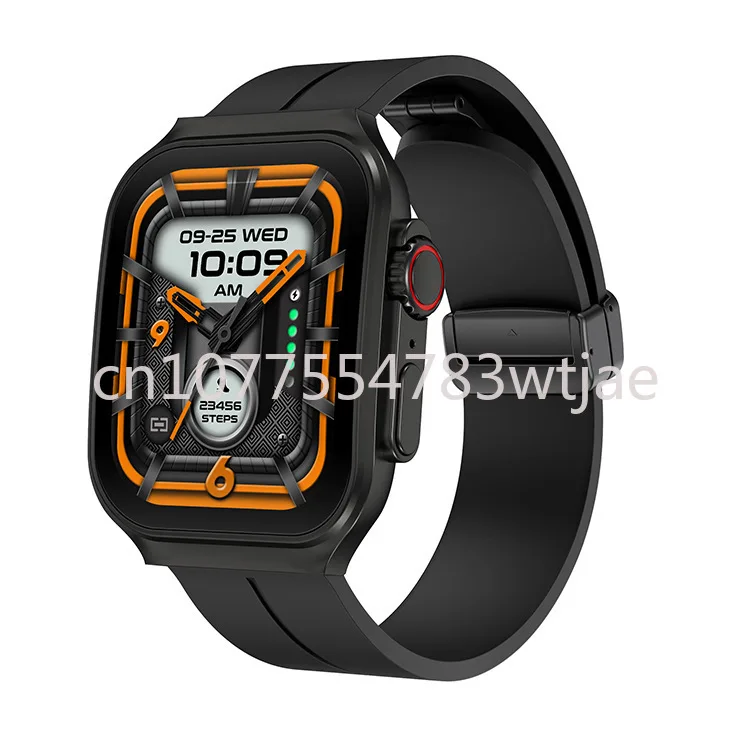 

Curved screen Bluetooth call, heart rate, blood pressure, blood oxygen, body temperature monitoring, smart watch