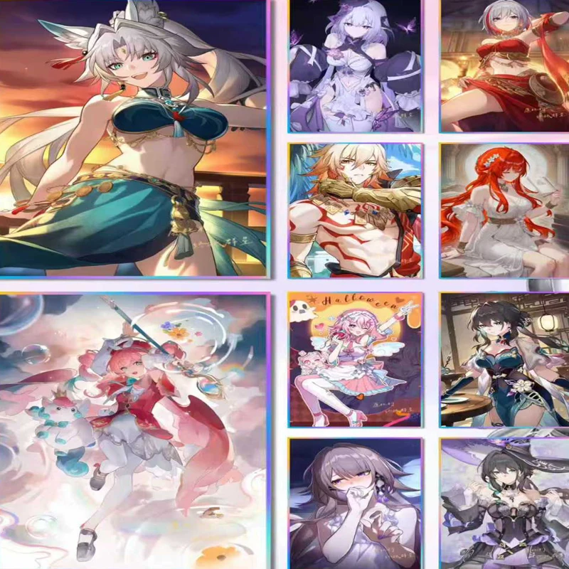 116 stks/nieuwe Honkai Star Rail Collectible A5 Size Kaarten Limited Edition Hot Koop Exclusieve Ontwerpen Folie Stempel