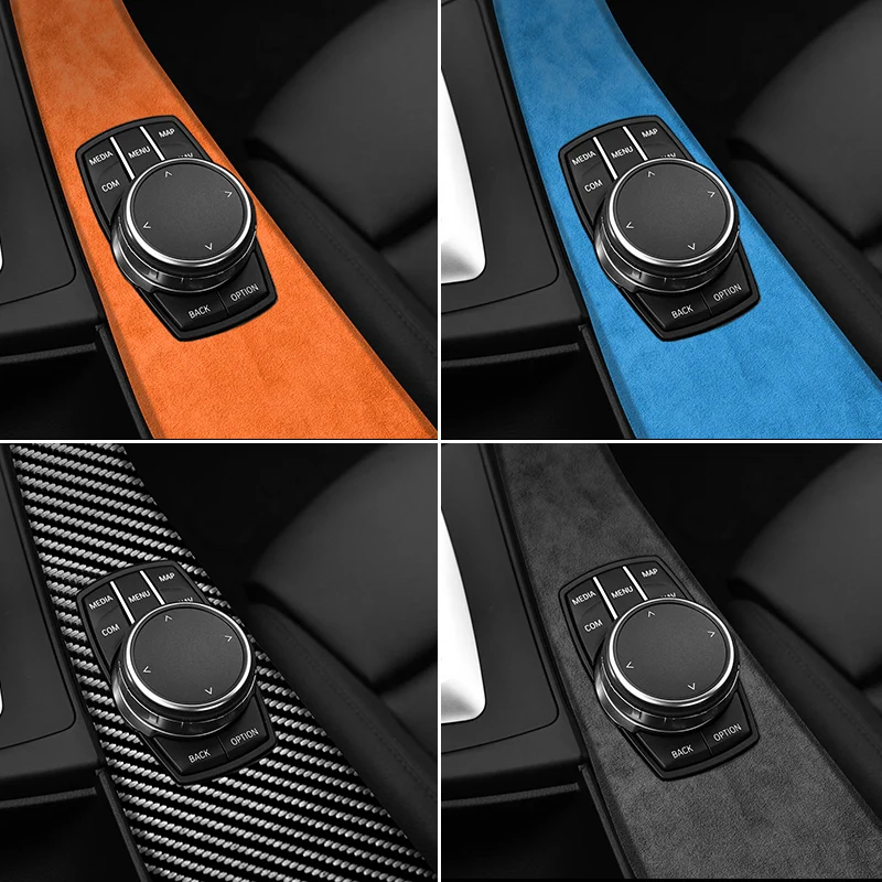 

Углеродное волокно для BMW 3er F30 F31 F35 3GT F34 4e F32 F33 4er F36 Автомобильная мультимедийная панель Наклейка против царапин Аксессуары для интерьера