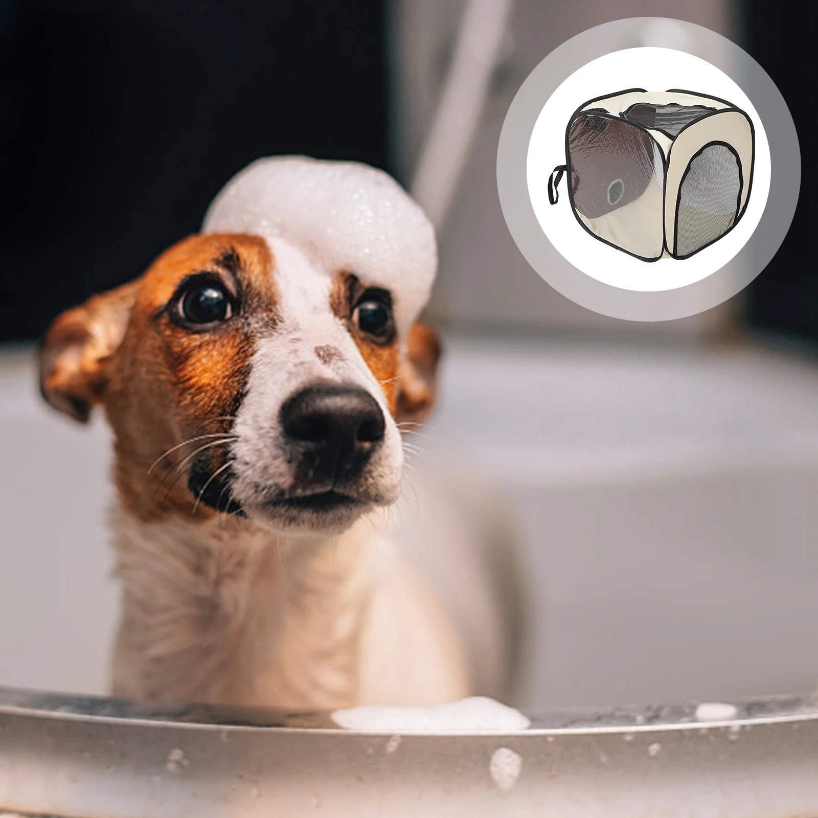 

Drying Cooling Bed Hair Dryer Bathing Supplies Shower Net Bag Cat-washing Clean Dog