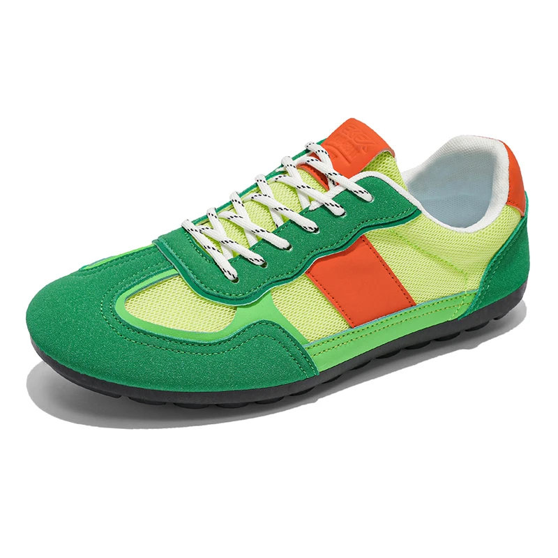 Zapatillas de deporte informales verdes a la moda, zapatillas deportivas cómodas y transpirables para hombre, talla grande 46, zapatillas deportivas de corte bajo para hombre, zapatos de hombre