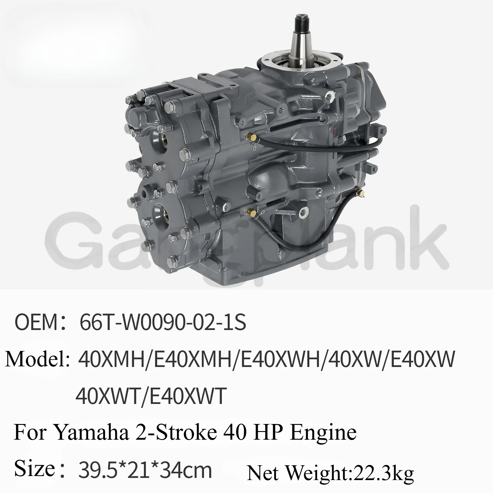 

Головка подвесного двигателя в сборе 66T-W0090-02-1S для 2-тактного двигателя Yamaha 40 л.с. 40XMH E40XMH E40XWH 40XW E40XW 40XWT в сборе