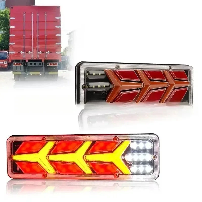 

12V 24VLED Taillight Kits for Car Camper Trailer Truck Stop Light Boat Lighting Waterproof Tail Turn Signal Lamp RV