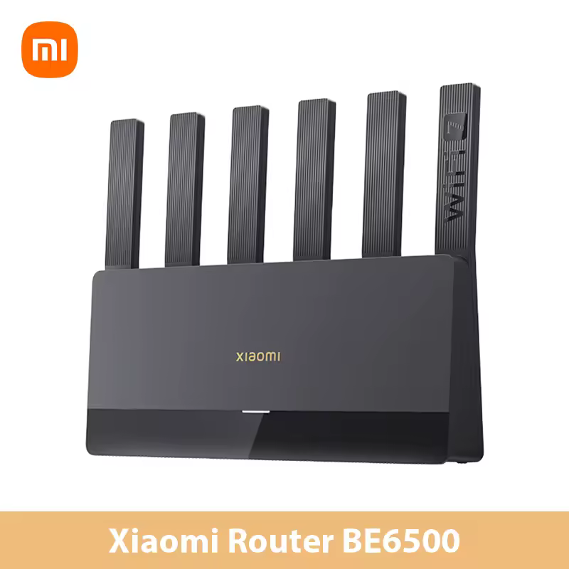 Xiaomi Router BE6500 WiFi 7 2.4GHz 5.0GHz Dual Band WiFi 7 512MB RAM Repeater 2.5G Port 6 Independent Signal Amplifiers Mesh