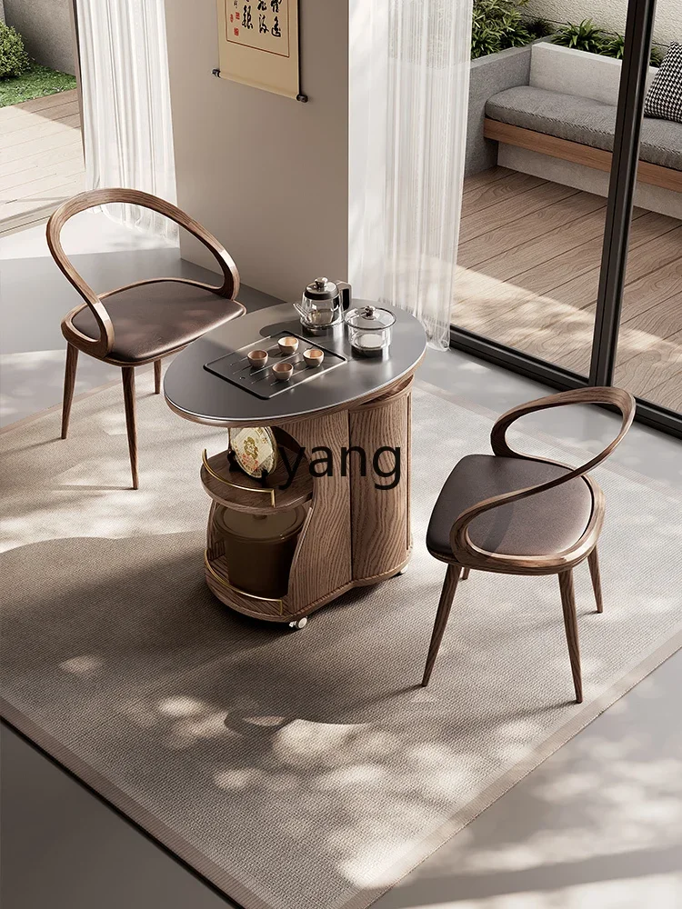 L'm m mobile balcony small tea cart modern simple rock slab coffee table sofa side table