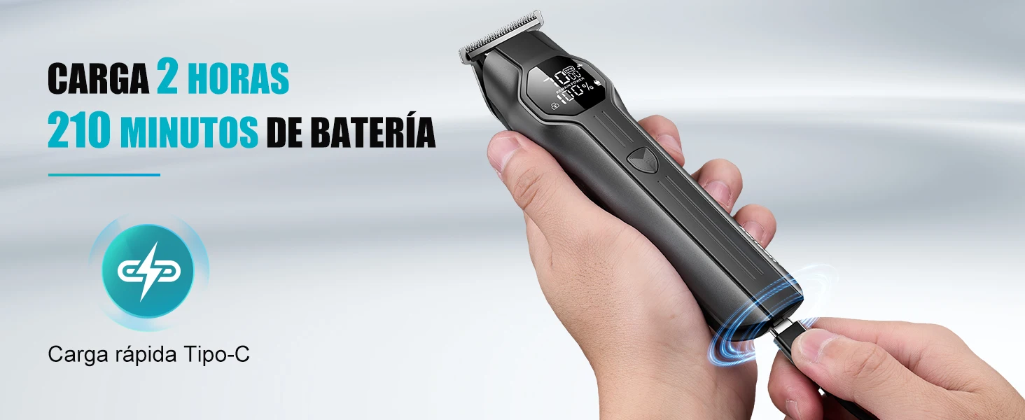 Kensen S30 Haarschneideset für Männer 4-in-1 Haarschneider Nasenhaartrimmer IPX7 Wasserdicht LED-Display Haarschneidemaschine für Friseure – Detail 10