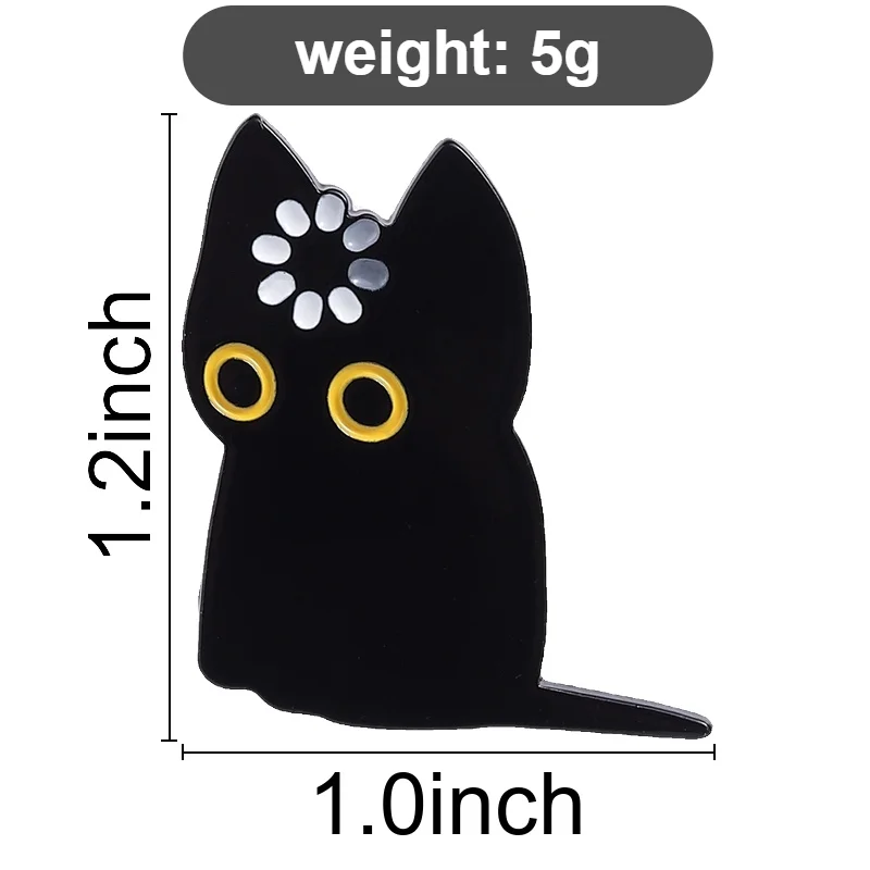 Black Cat Void Loading Enamel Pins Cartoon Kitten Memes Brooch Lapel Badges Fun Animals Jewelry Gift for Friends image 2