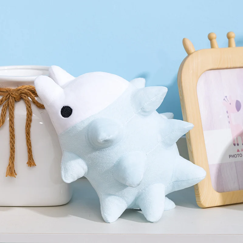 Snom Plüschpuppe, schöne Eisfigur, weiches, flauschiges Sammelspielzeug für Spiele- und Anime-Fans, für den Innenbereich, Tischdekoration, Heimdekoration – Detail 2