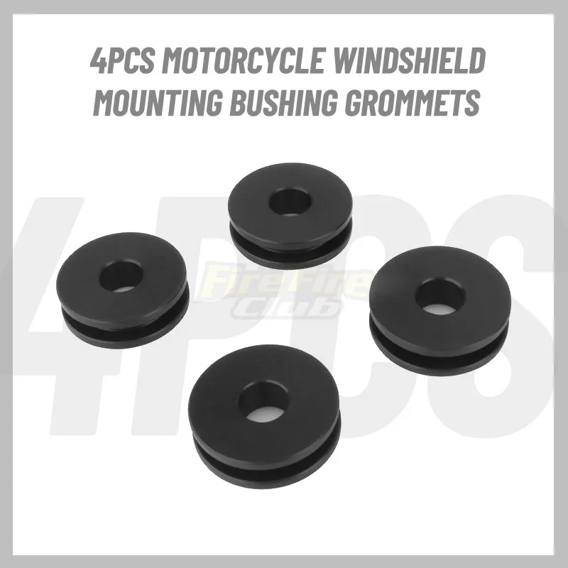 

Motorbike Parts Windshield Bushing Mounting Grommets Plastic 4Pcs For Harley Road King Heritage Softail Classic Injected FLSTC