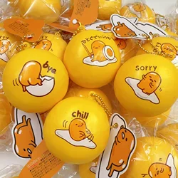 Gudetama Sanrio Cute Cartoon Slow Rebound Pinch Pinch Kawaii Toy Key Chain Pendant Lovely Periphery Schoolbag Decoration Gifts