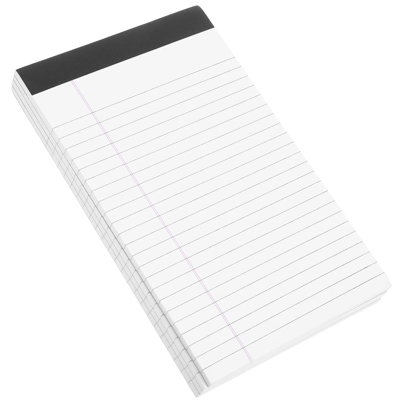 

4 Books Legal Notepad Note Pads Lined Paper Memo Notebook White A5 12 7x20 3cm Office Use Wide Ruled Stationery