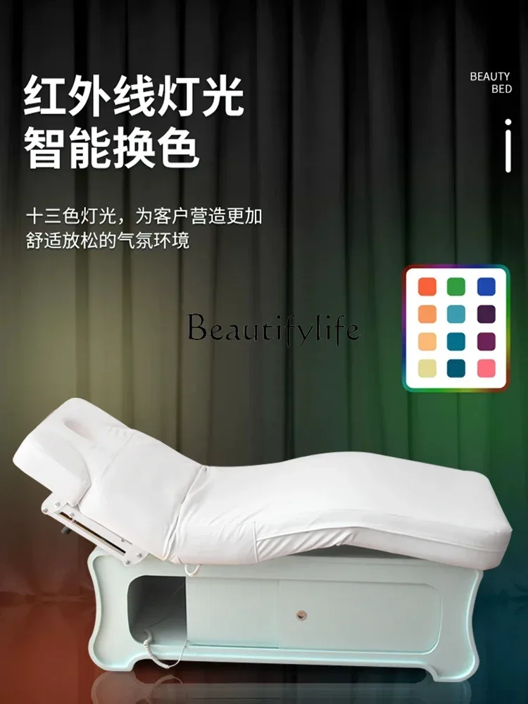 Q  Beauty Bed Special Multi-Functional Massage Therapy Bed Constant Temperature Bed Tattoo Embroidery Eyelash Ear Cleaning