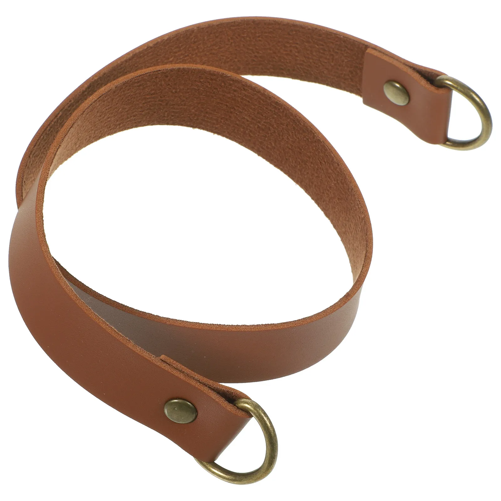 1Set Curtain Tie Back Brown PU Strap Reliable Decorative Holder Multifunctional for Curtains Door Shower Curtains Home