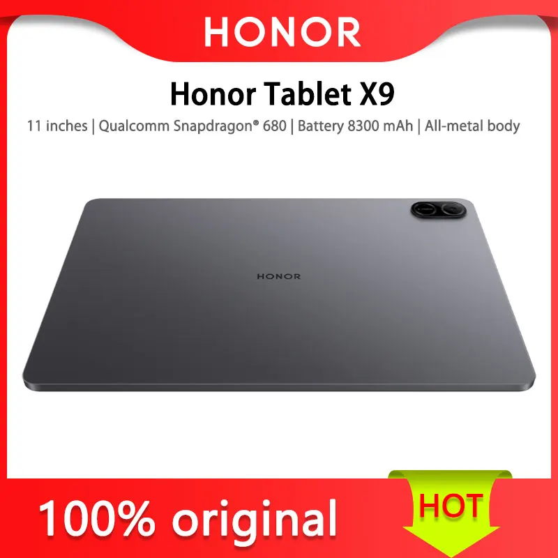 Honor Tablet X9 11 pulgadas WIFI Snapdragon 680 Octa-core 8300 mAh Cuerpo totalmente metálico