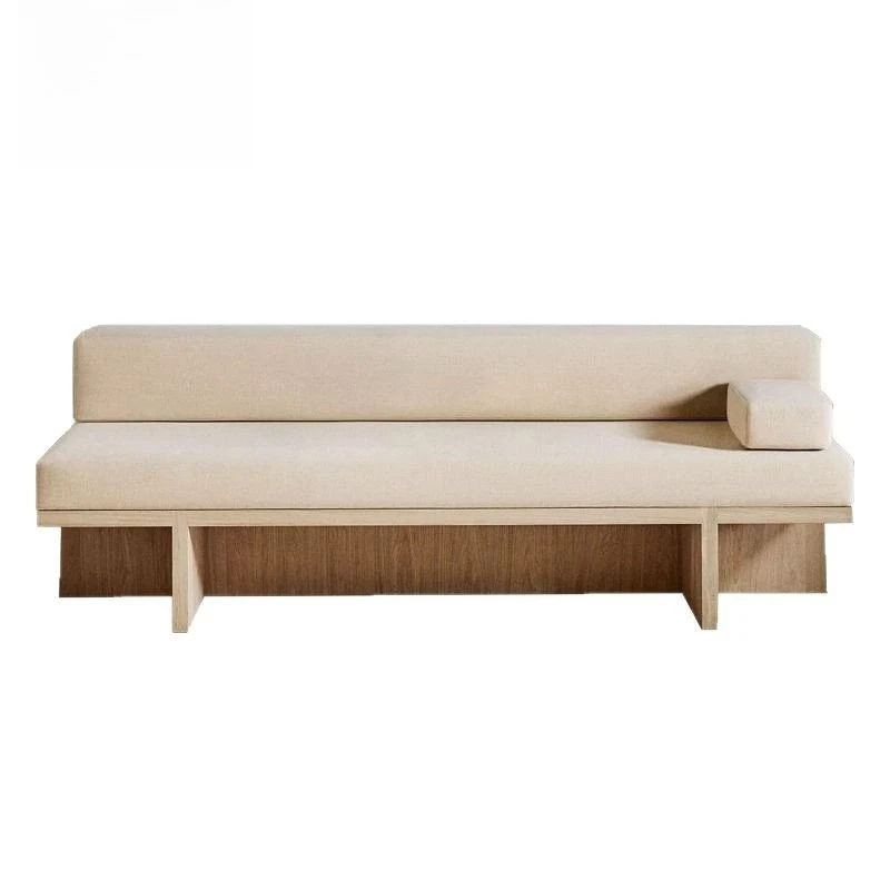 Wabi-sabi wood, cafe double triple, straight row sofa booth, hotel bed and breakfast leisure chair