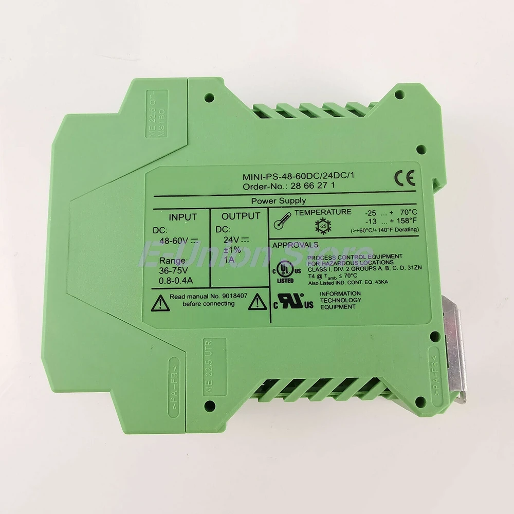 2866271 MINI-PS-48-60DC/24DC/1-2866271 MINI POWER DC/DC Converter Power Supply 48 V DC - 60 V DC 24 V DC/1 A