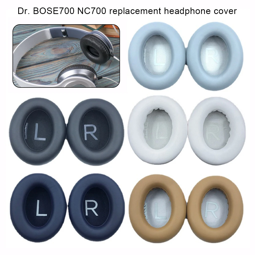 1 par de almohadillas para auriculares, accesorios para manguitos, piezas de repuesto, color caqui