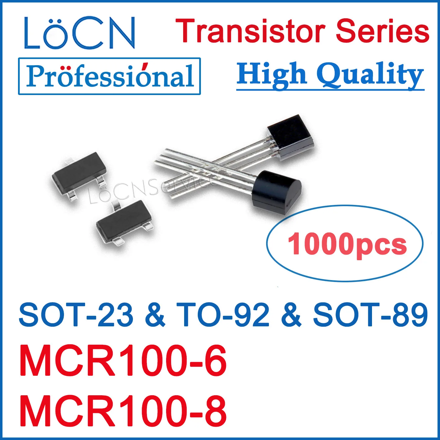 

LoCN 1000PCS MCR100-6 SOT23 TO92 SOT89 100-8 100-6 TO-92 SOT-23 Высокое качество JXK
