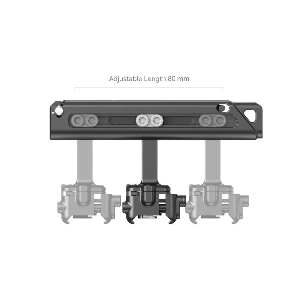 Imagem -06 - Gaiola para Câmera Smallrig Snap-on Quick Lock Punho Lateral Nato e Punho Superior Trilhos Nato Padrão 4175 4017