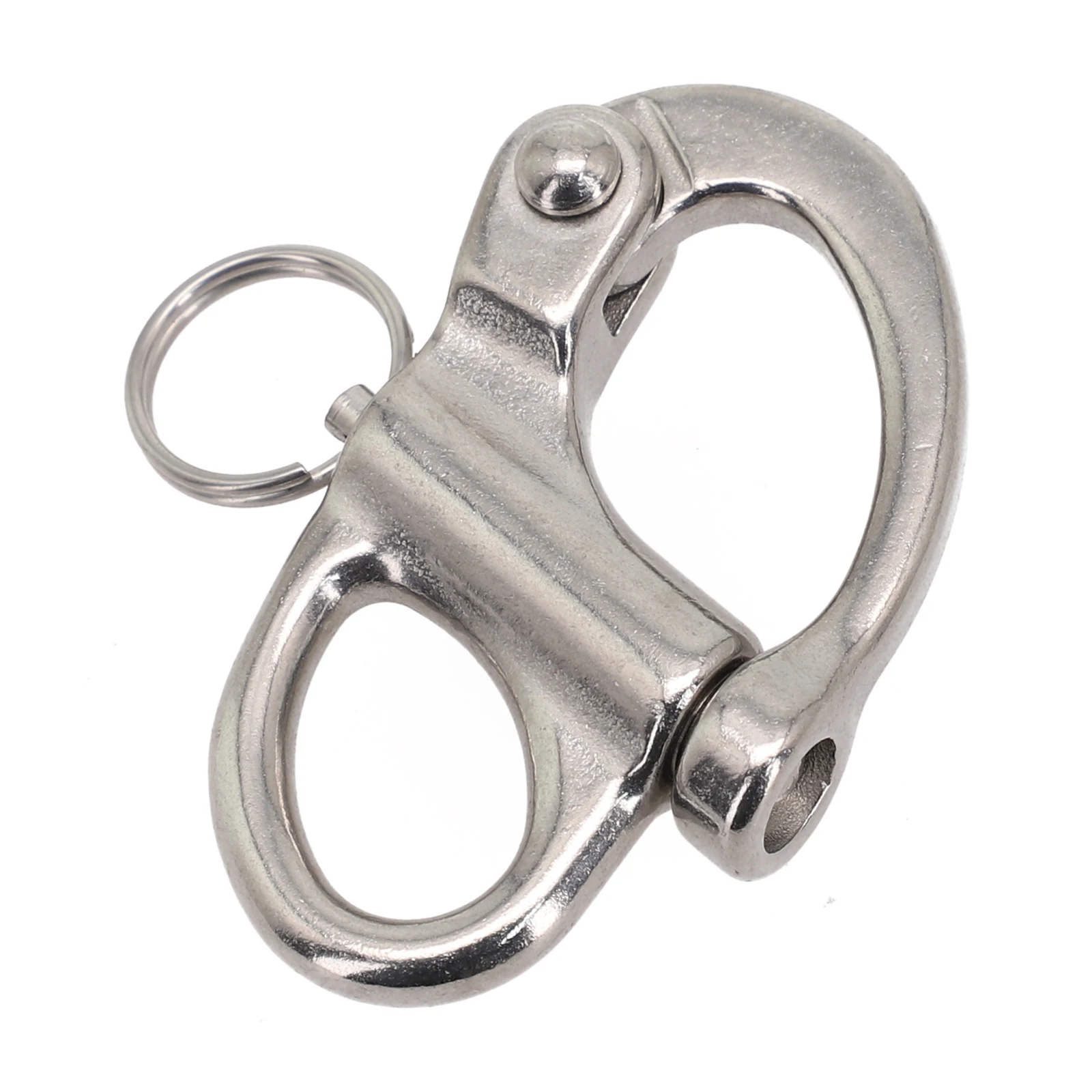 Shackle Stainless Quick Release Boat Anchor Chain Eye Shackle Swivel Hook Snap Marine 35MM 52MM 69MM 96MM Self-locking Shackle