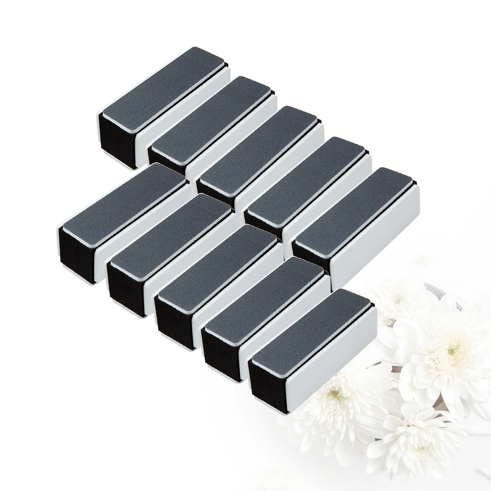 

10pcs Four Sided Polishing Block Four Sides Nail Files Nail Grinding Block Four Sided Nail Files Plastic Nail Files