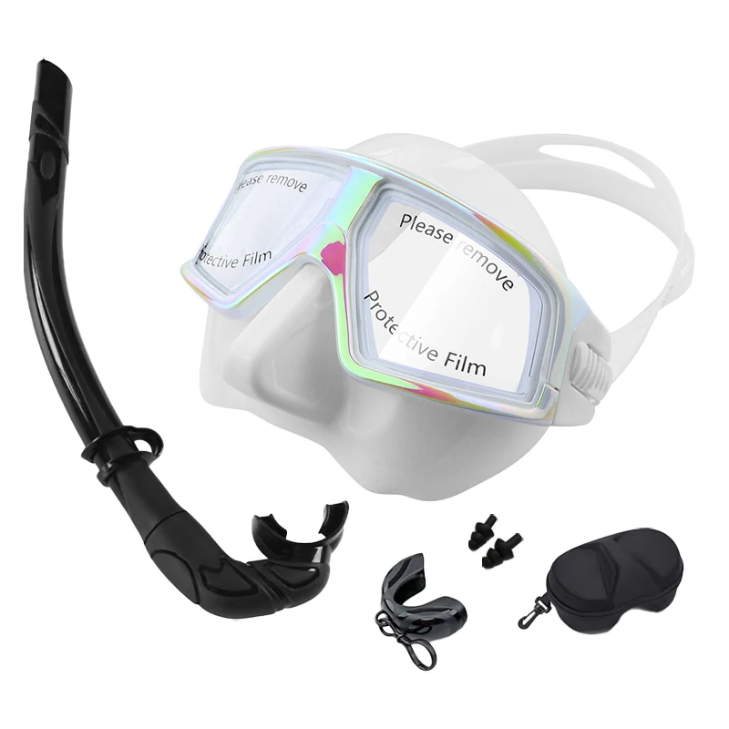 

Low Volume Anti-Fog Freediving Mask - UV Protection & 180° View Snorkeling Mask Snorkeling Gear,Clear View For Diving