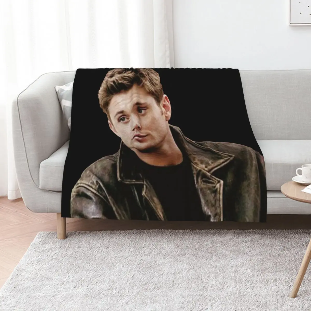 Dean Winchester Supernatural Throw Blanket Stuffeds Soft Plush Plaid Luxury Thermal Decorative Throw Blankets