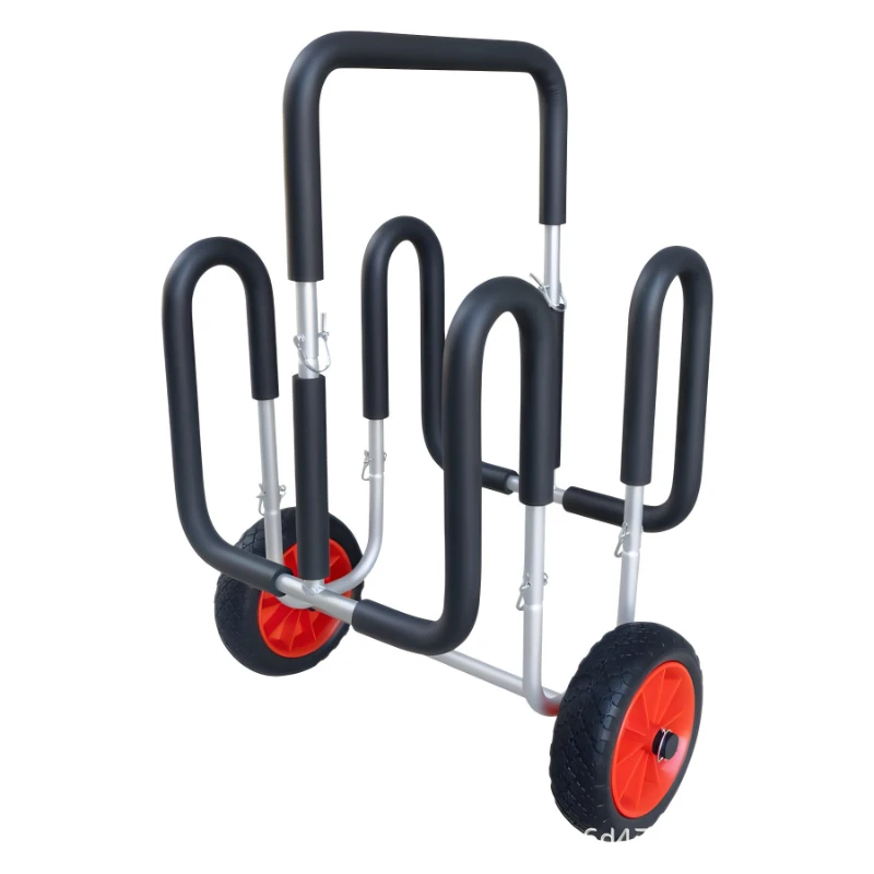 

Single paddle board trailer aluminum alloy portable surf paddle board mobile bracket removable cart