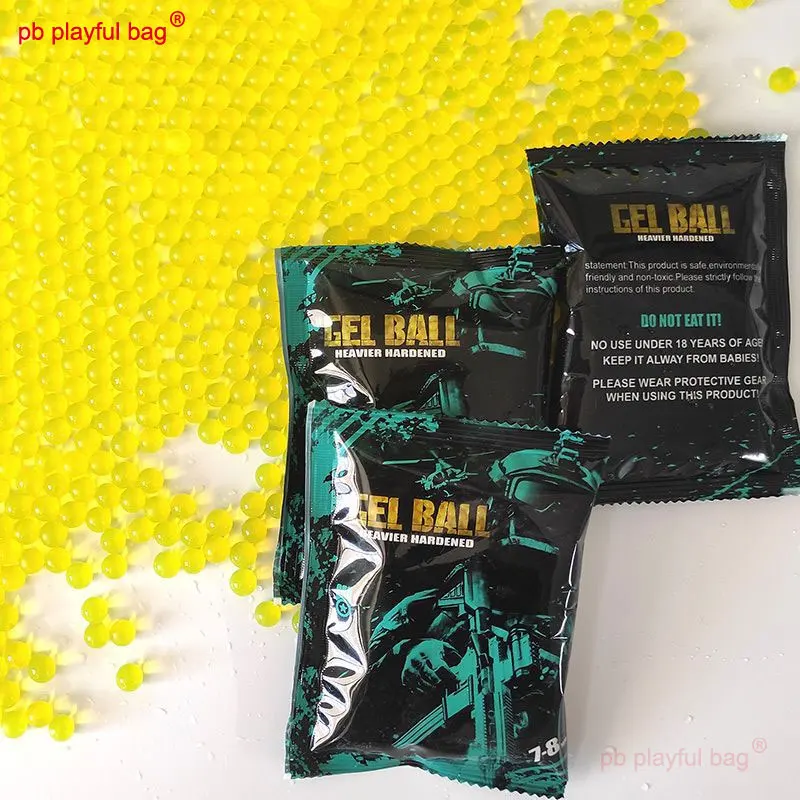 Giocattoli competitivi per sport all'aria aperta Aggravati e temprati 7-8mm Palla di gel bianco latte Proiettile d'acqua Accessorio giocattolo per giochi speciali IG85