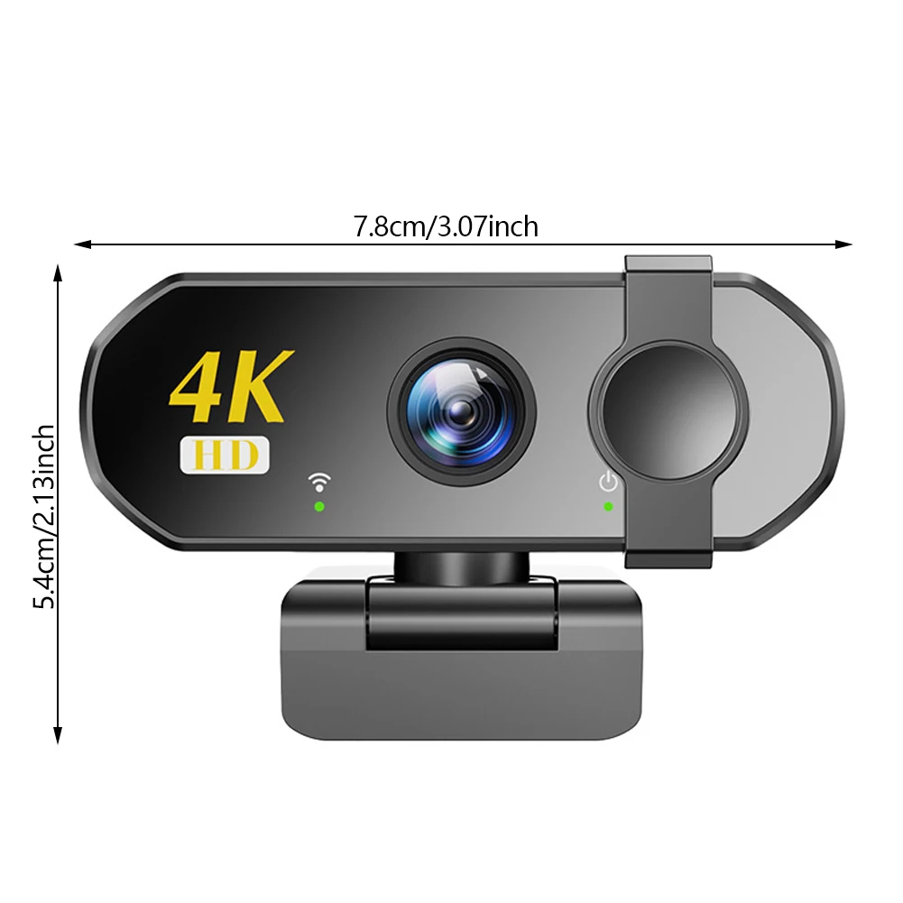 كاميرا ويب 4K HD USB لأجهزة الكمبيوتر المحمول سطح المكتب كاميرا خارجية التوصيل تشغيل كاميرا ويب بتركيز تلقائي للبث عبر الإنترنت للفيديو المباشر #6