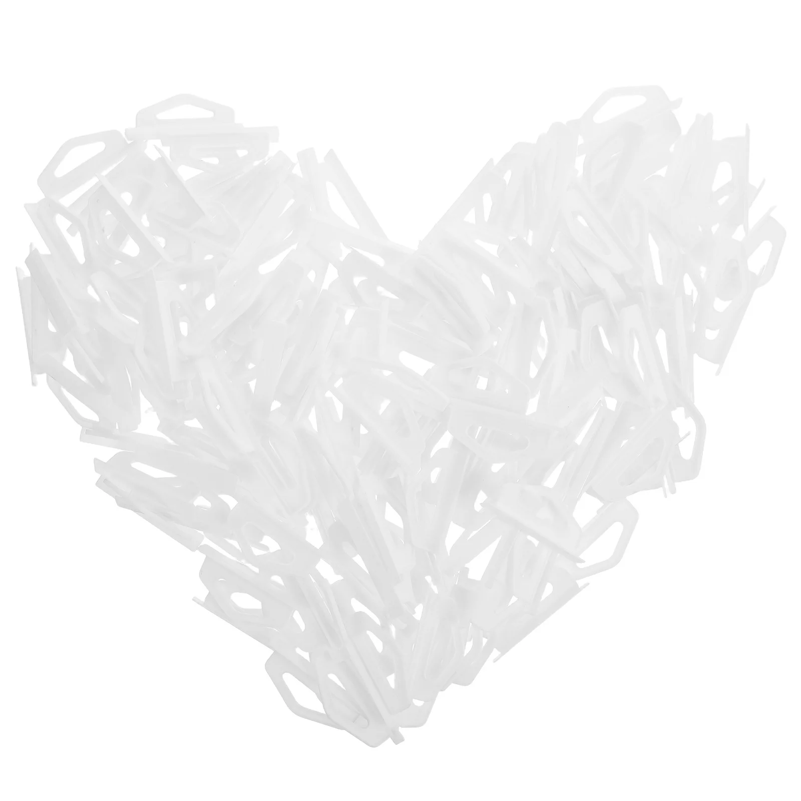 

200Pcs Airplane Hole Display Hooks for Retail Store Easy Install Universal Wall Hanging Merchandise Hooks