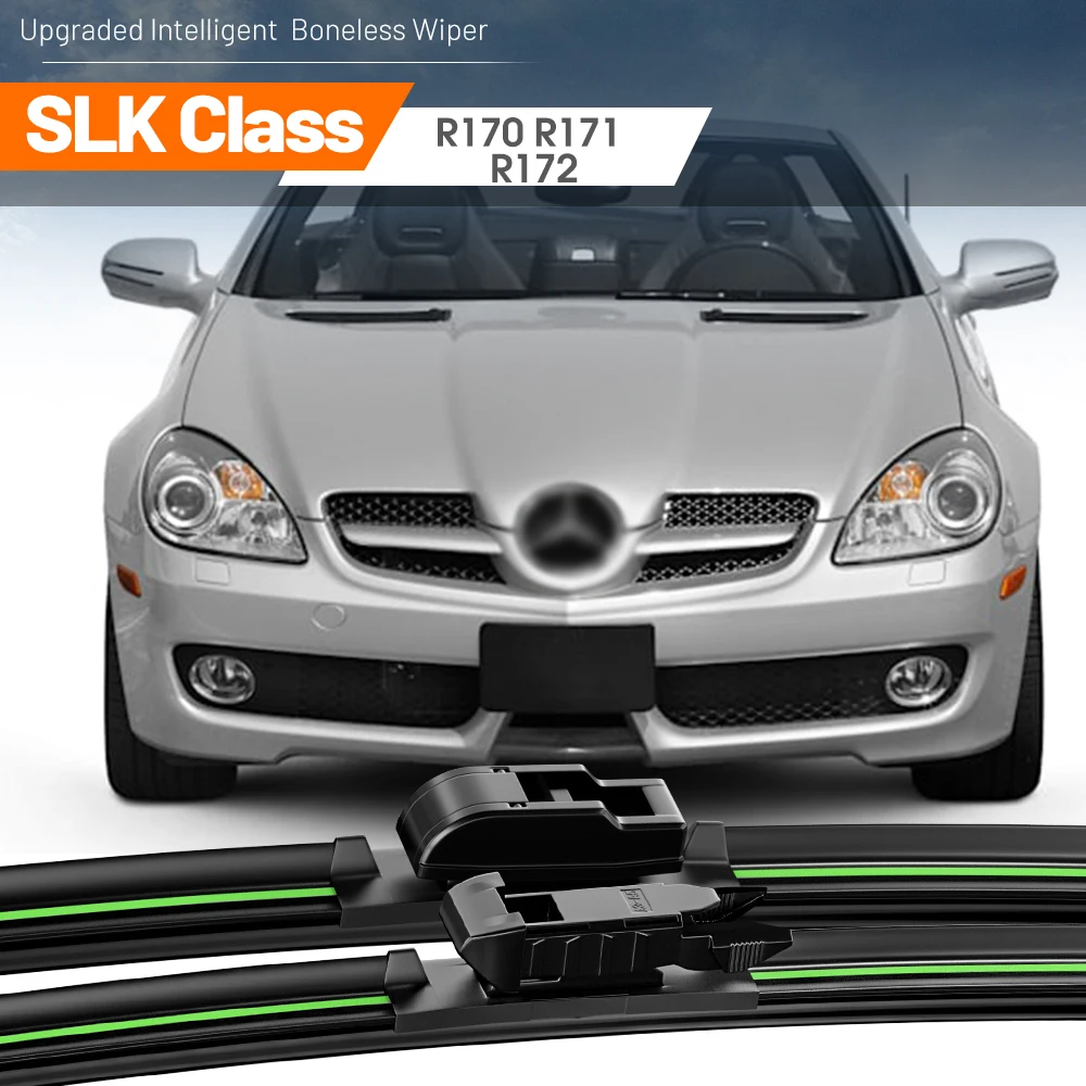 

2pcs For Mercedes Benz SLK Class R170 R171 R172 1996-2016 Front Windshield Wiper Blades 2004 2011 Windscreen Window Accessories