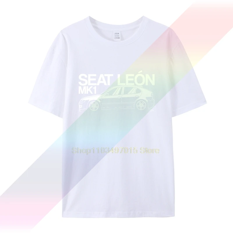 2019 Fashion Summer T-shirt  Seat Leon Mk1 T-shirt Casual Short Sleeve