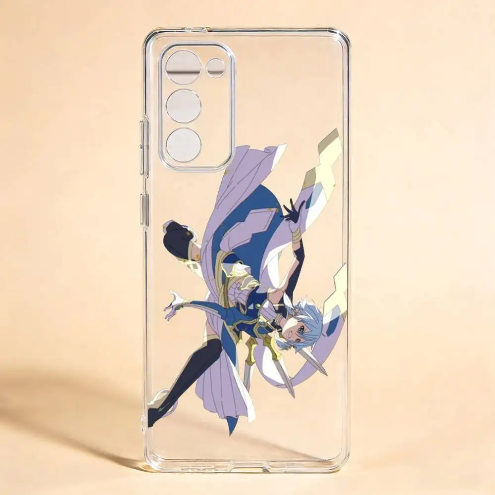 Asada Shino Sword Art Online For Samsung Galaxy S24 S25 S23 S22 S21 Transparent Cover Phone Case