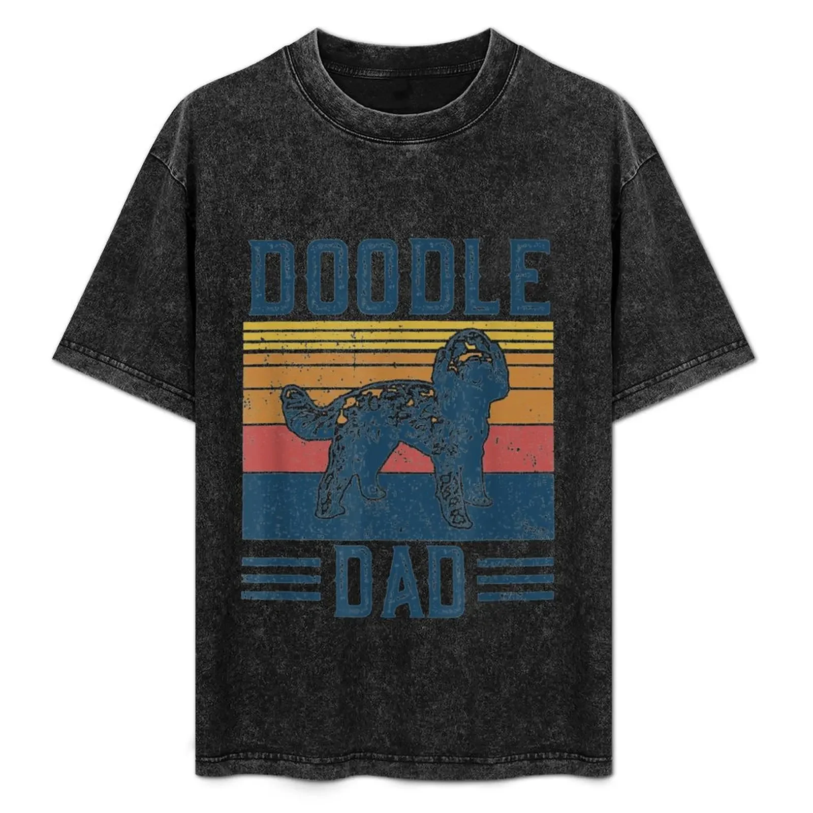 

Funny Vintage Doodle Dad - Aussie Doodle and Goldendoodle T-Shirt animal prinfor boys oversized men clothes