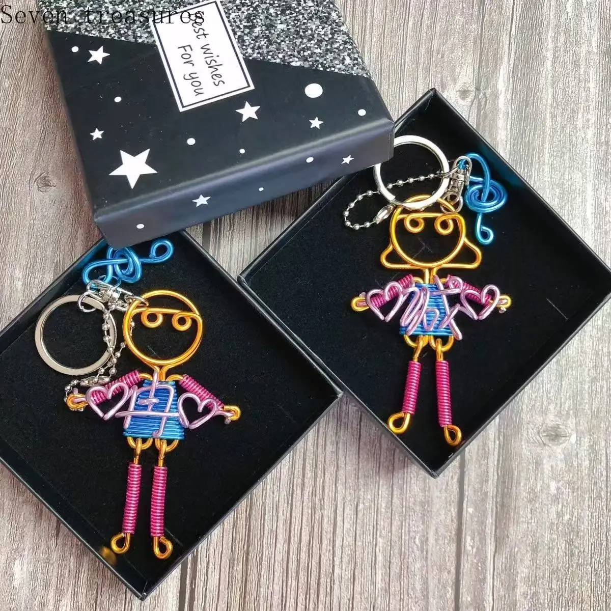 Customized Name Interwoven Keychain, Gift for Children and Friends