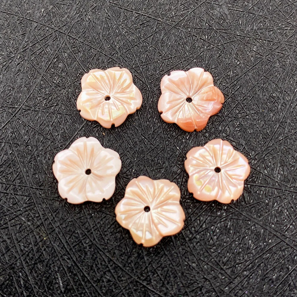 Wholesale Multicolor Flower Shape Pendant Natural Shells for Jewelry Making DIY Handmade Accessories Beaded Decoration Fashion