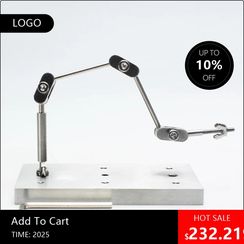 080808RIG-200 Medium Universal Adjustable Stainless Steel Stand Upgraded for Stop Motion Animation Shooting Auxiliar