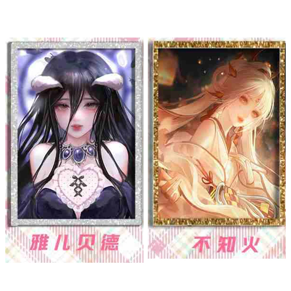 Goddess story Kafka Raiden Hatsune Miku Yarbelde General Genshin Impact Diamond Crush Foil Collectible Cards Boys' favorite gift