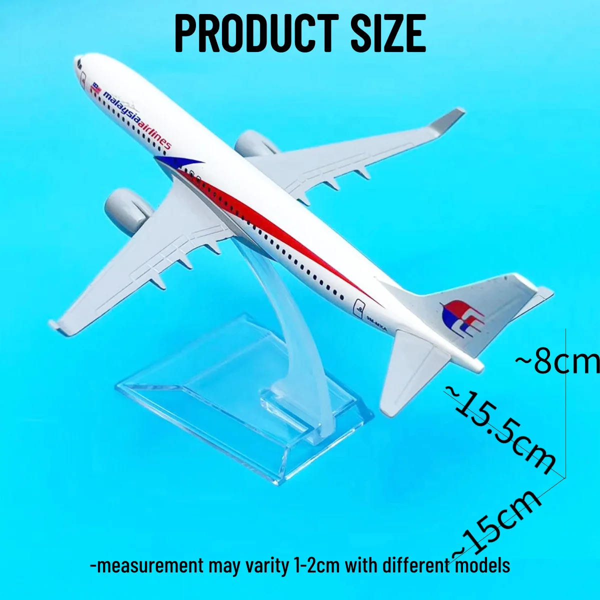 1:400 Azië Aribus Boeing Replica Metalen Vliegtuig Modelschaal Luchtvaart Collectible Diecast Miniatuur Ornament Souvenir Speelgoed