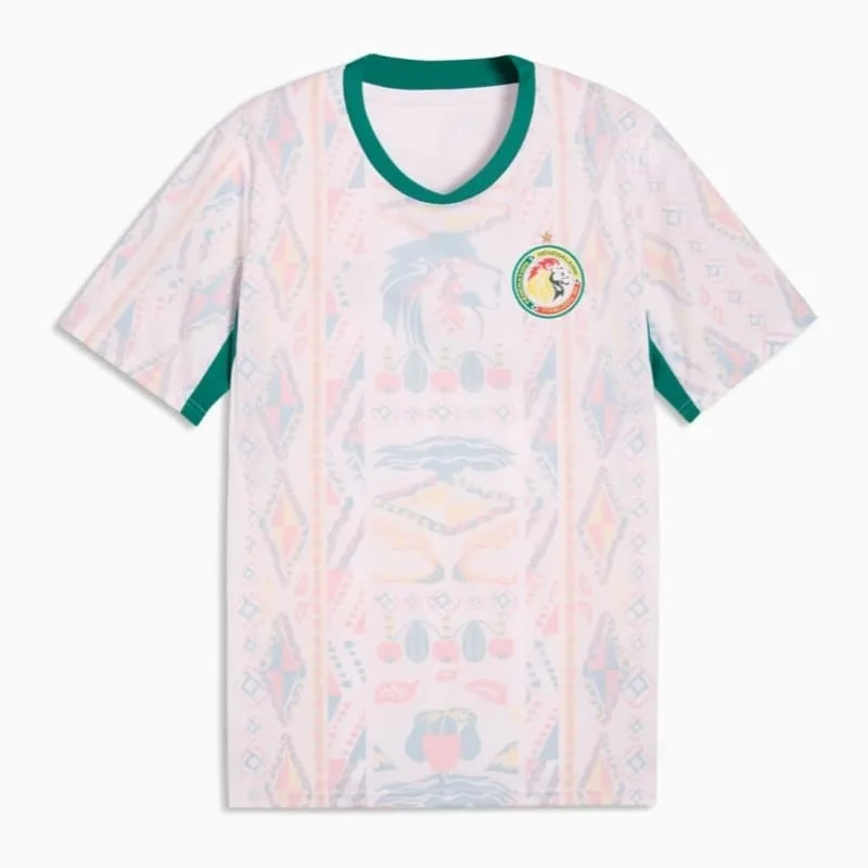 2026 New Senegal Home and Away Jersey Collection Men's Short Sleeved Unisex Sports Training Breathable T-shirt Family Matching