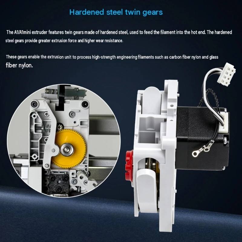 Complete 3D Printer Drive Assembly, Extruder Replacement Part for Desktop Printer Maintenance Work and Service D2RC