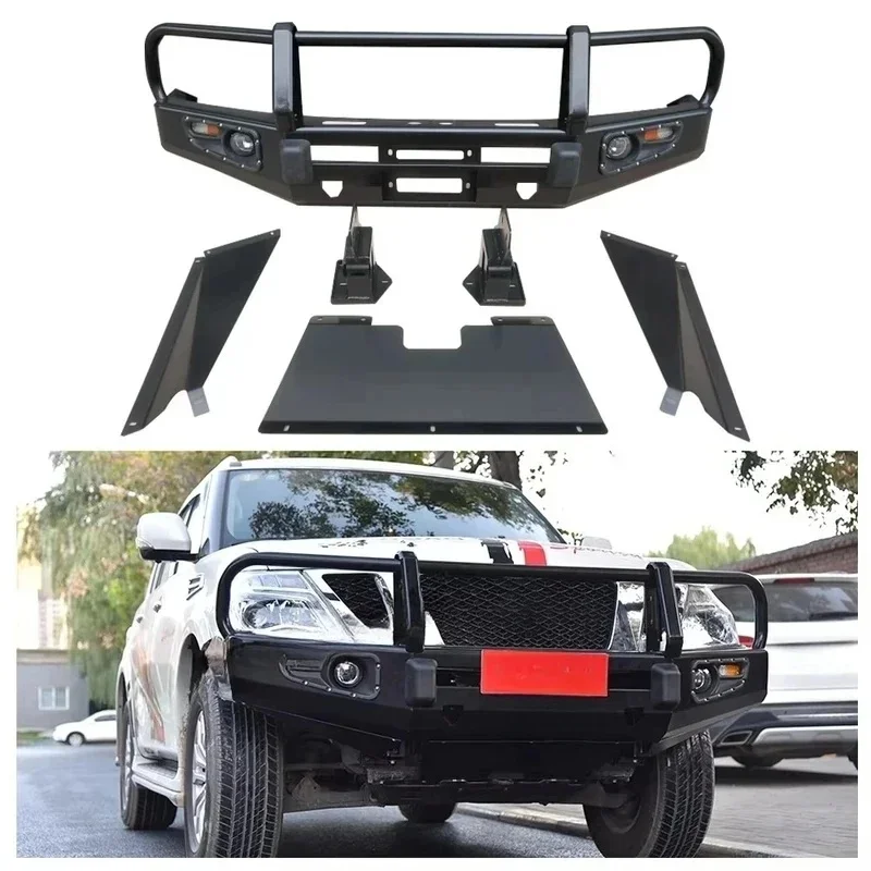 Multifunctional 4X4 Offroad Steel Bull Bar Front Bumper Exterior Modification Accessories